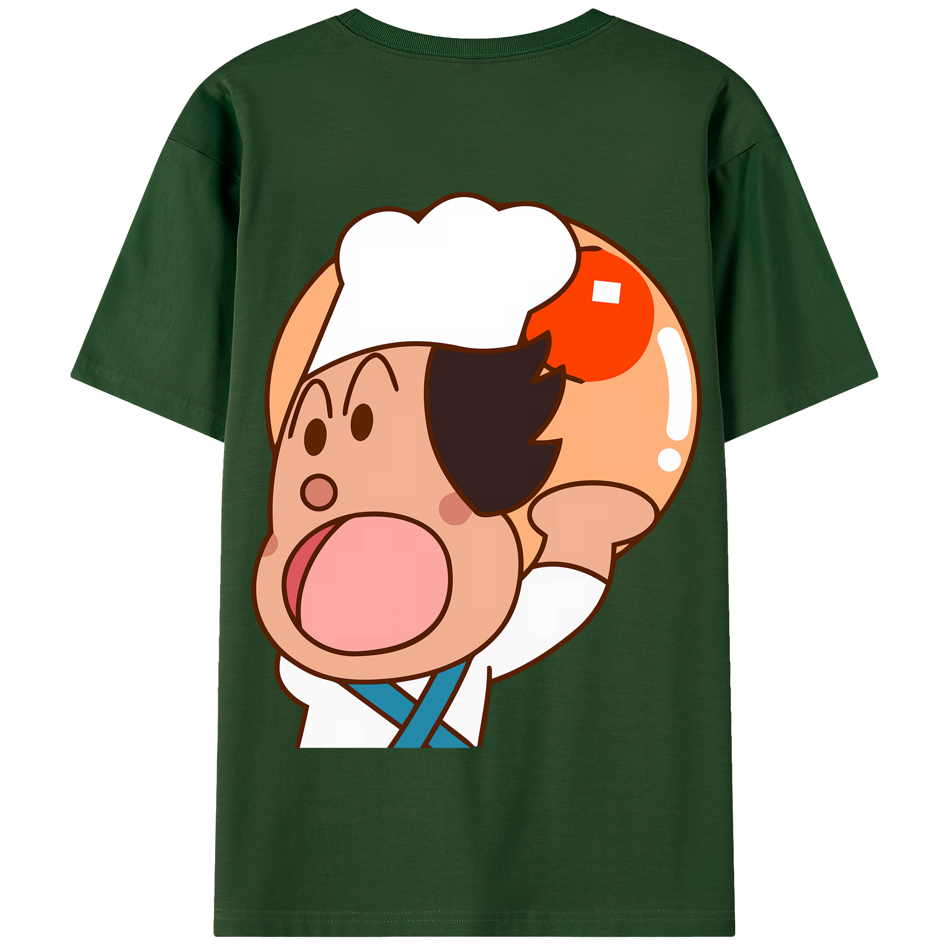 （画像用） アンパンマン Anpanman 綿100％半袖Tシャツ（背面プリント）